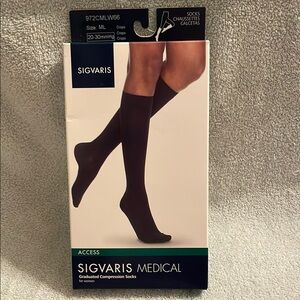 Sigvaris MedicalGraduated  Compression Socks Size ML